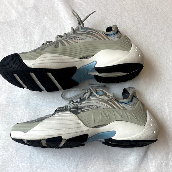 Lanvin GREY ‘Flash-X’ Sneakers Mens Size 45 - Picture 5 of 7